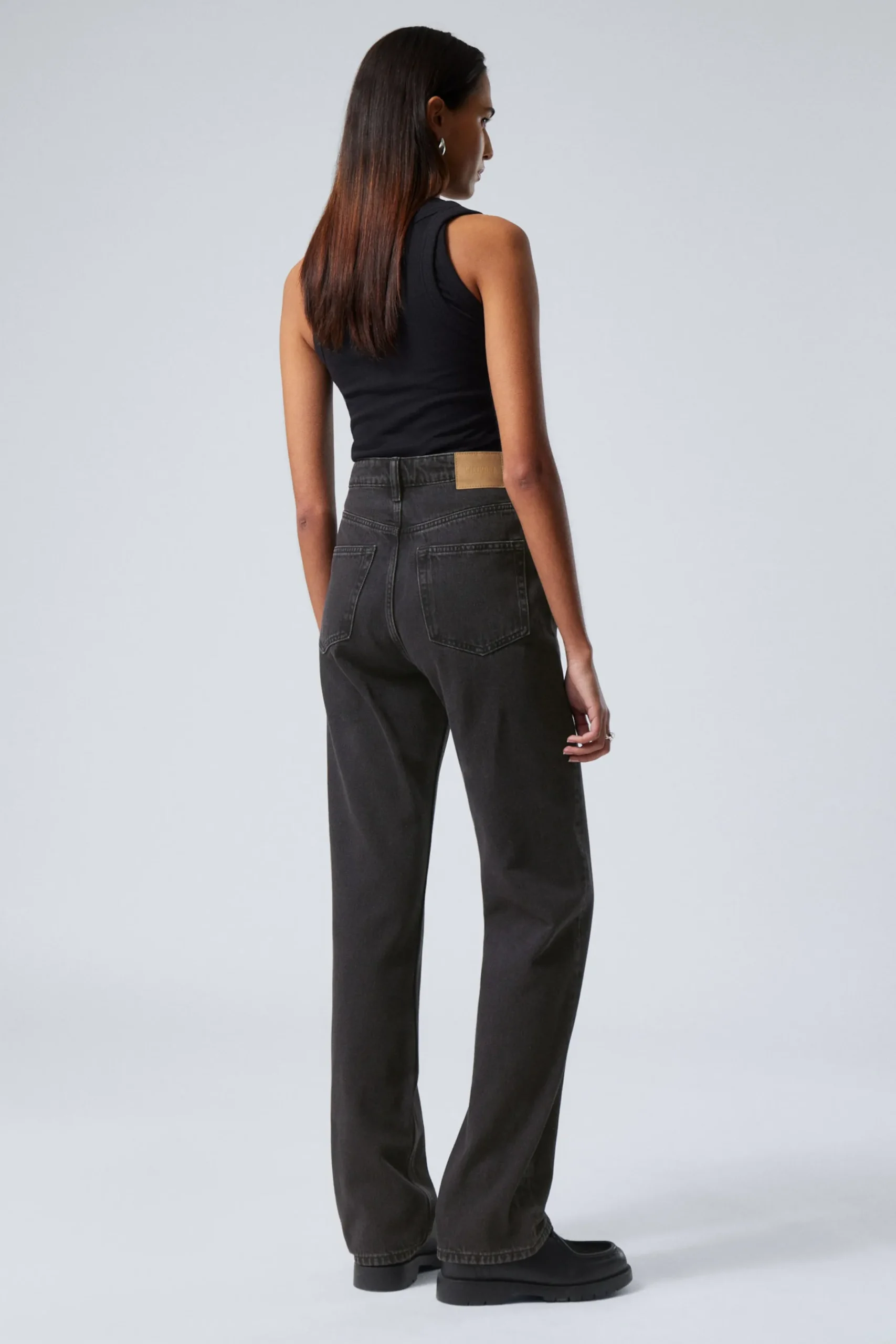 Weekday ROWE SUPER HIGH WAISTED REGULAR STRAIGHT LEG JEANS>Women Jeans