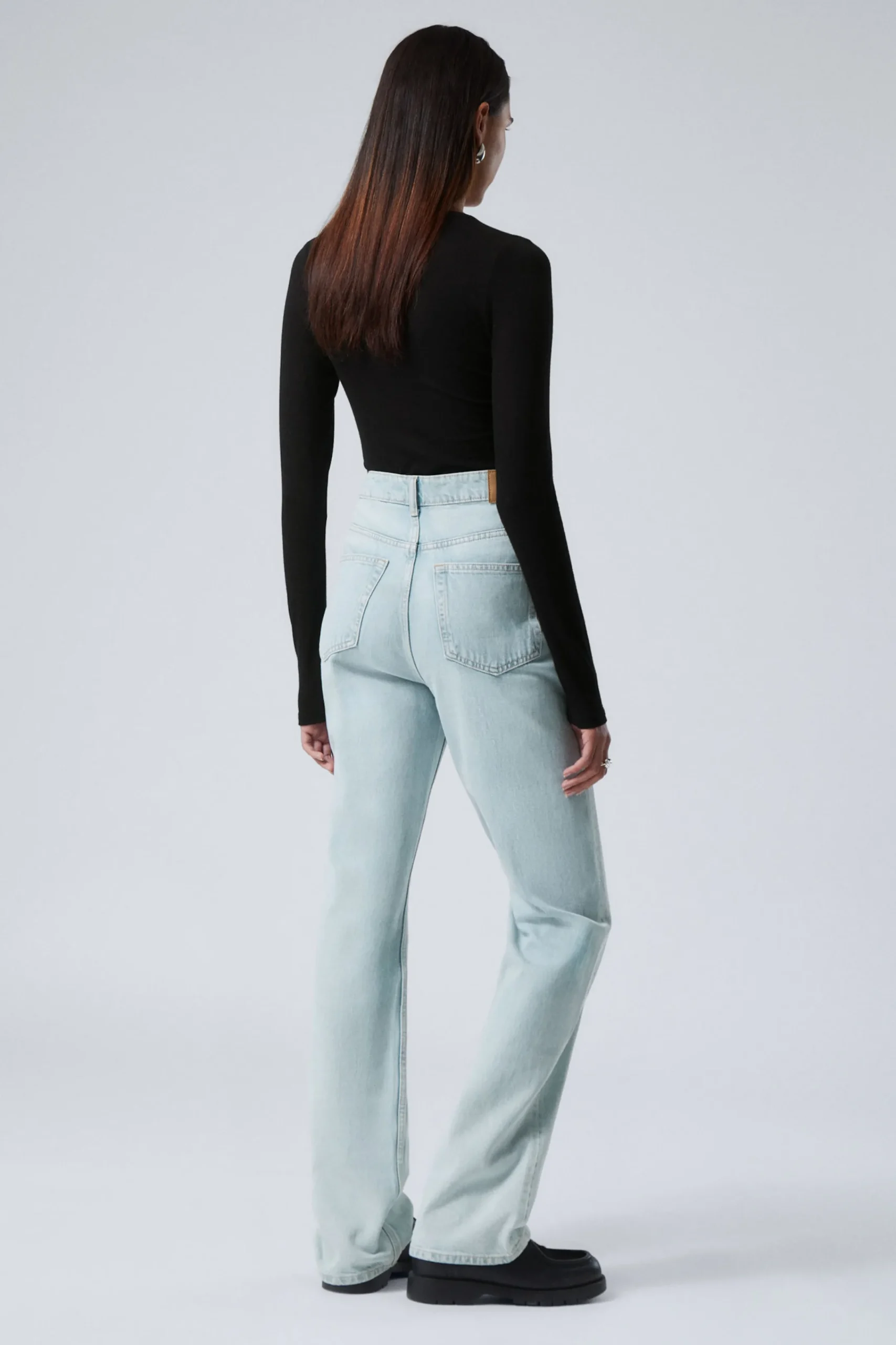 Weekday ROWE SUPER HIGH WAISTED REGULAR STRAIGHT LEG JEANS>Women Jeans
