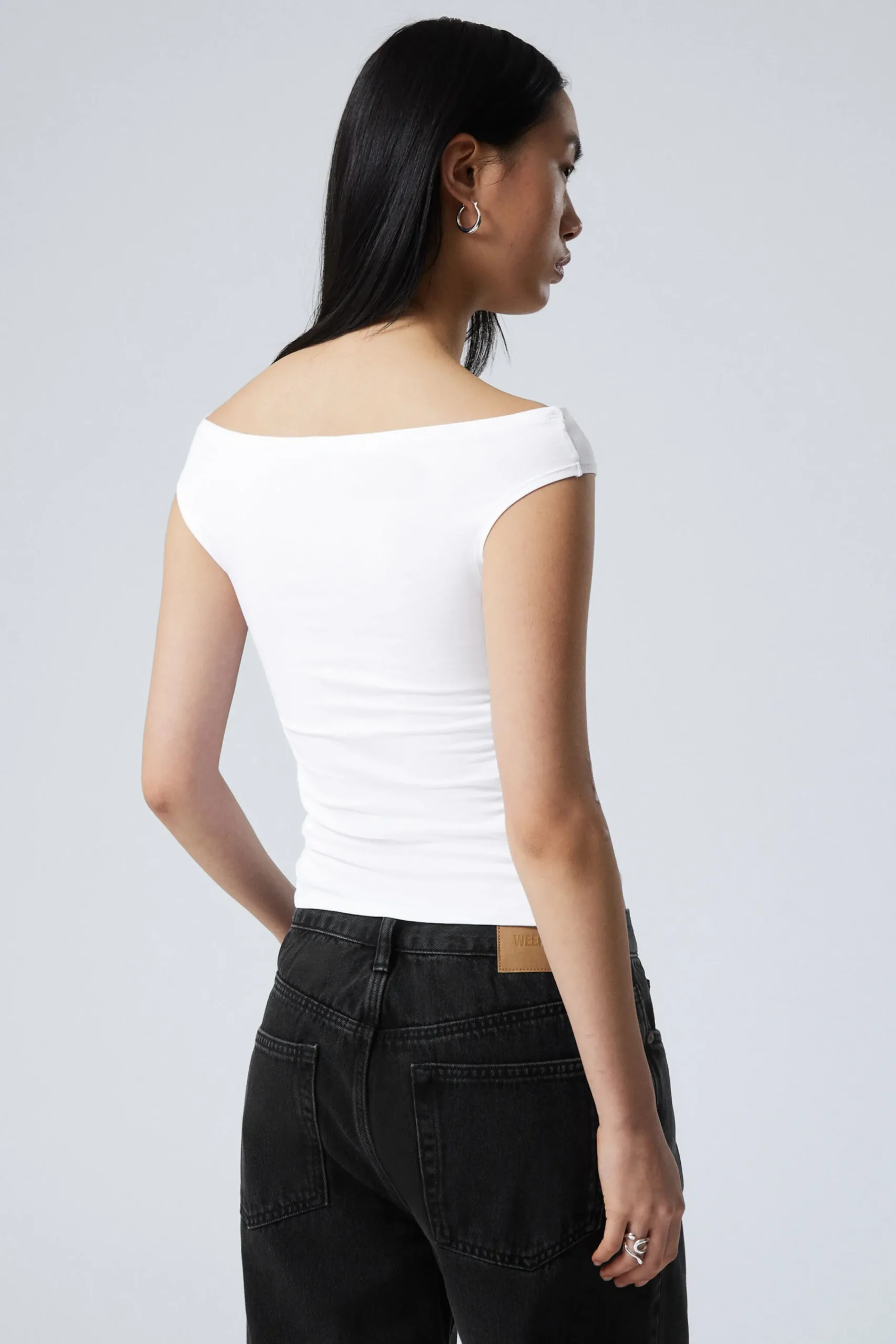 Weekday RUCHED OFF SHOULDER TOP>Women Tops