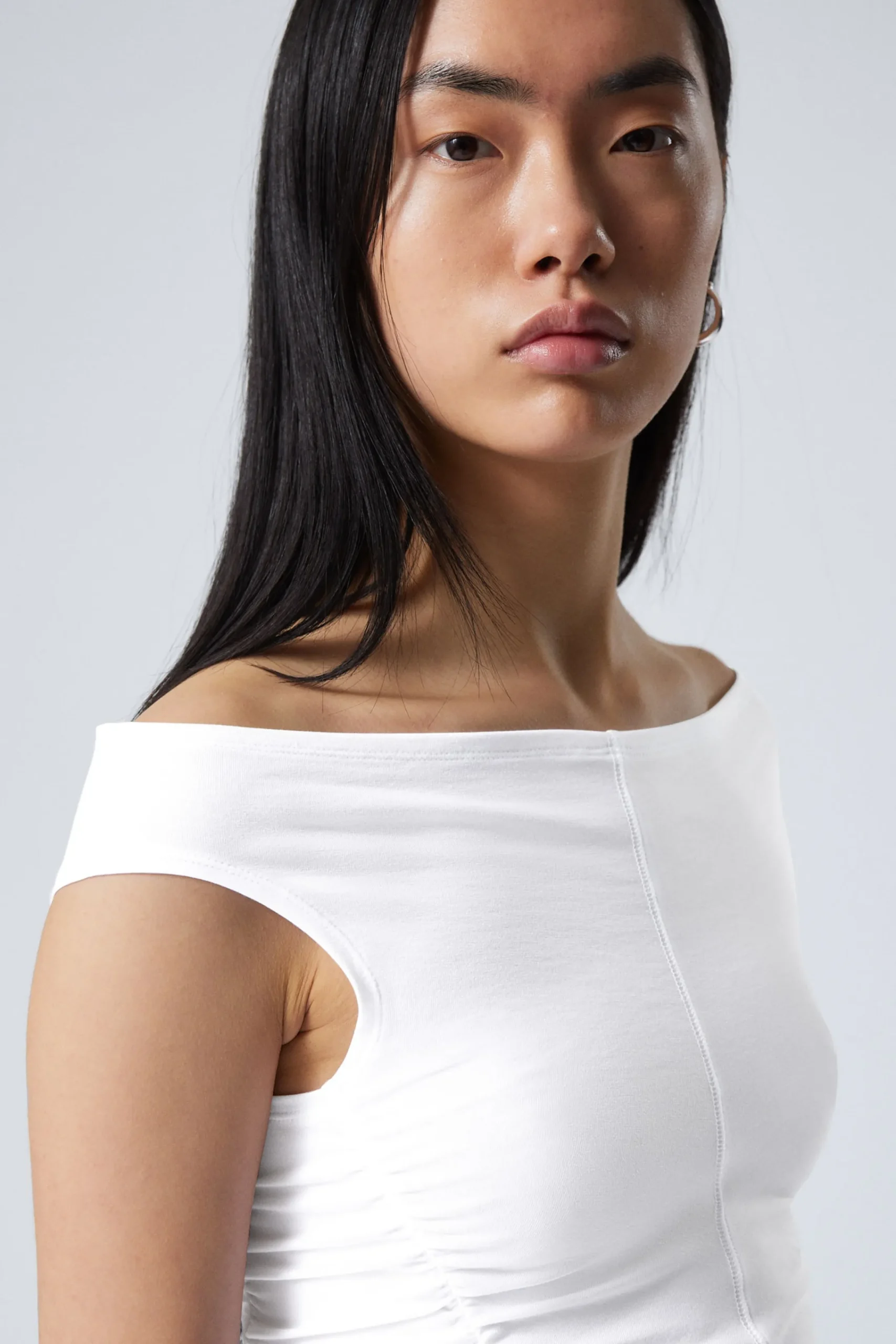 Weekday RUCHED OFF SHOULDER TOP>Women Tops