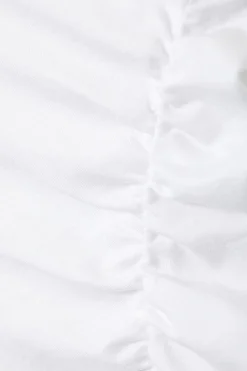 Weekday RUCHED OFF SHOULDER TOP><noscript><img width=