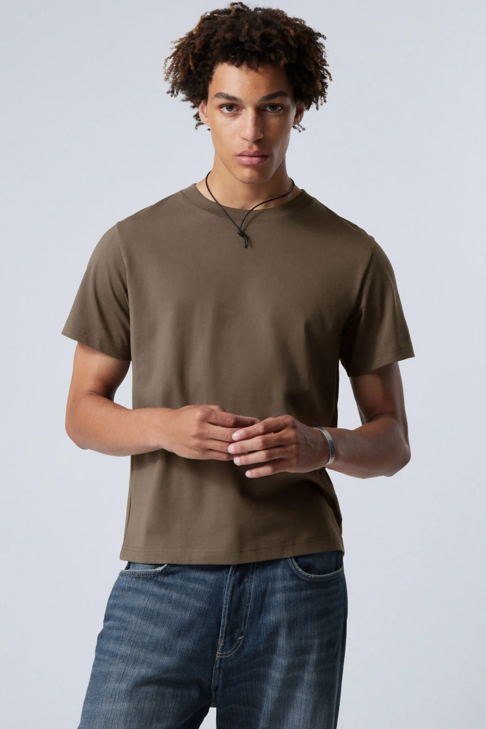 Weekday SHORT BOXY HEAVYWEIGHT T-SHIRT> Basics|T-Shirts & Tops