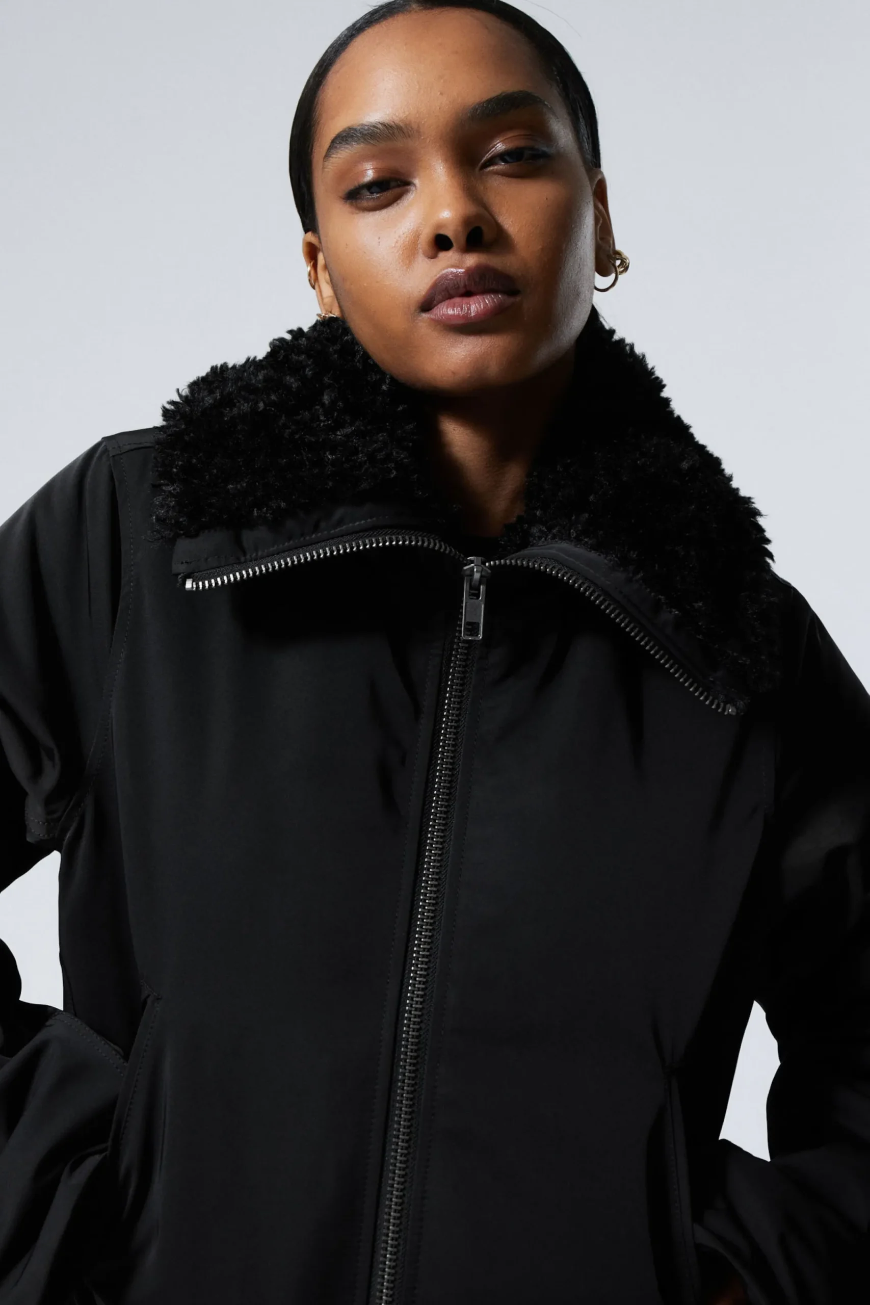 Weekday SHORT FUR COLLAR JACKET>Women Jackets & Coats