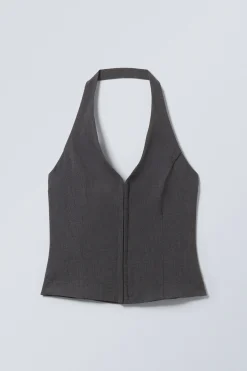 Weekday SHORT HALTERNECK TOP><noscript><img width=