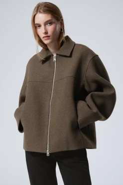 Weekday SHORT WOOL BLEND JACKET><noscript><img width=