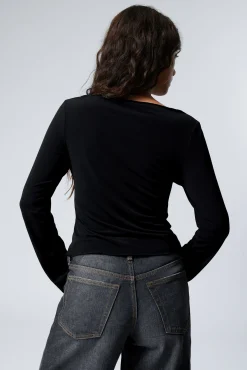 Weekday SIDE TIE TOP><noscript><img width=