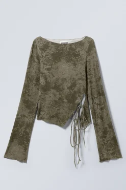 Weekday SIDE TIE TOP><noscript><img width=