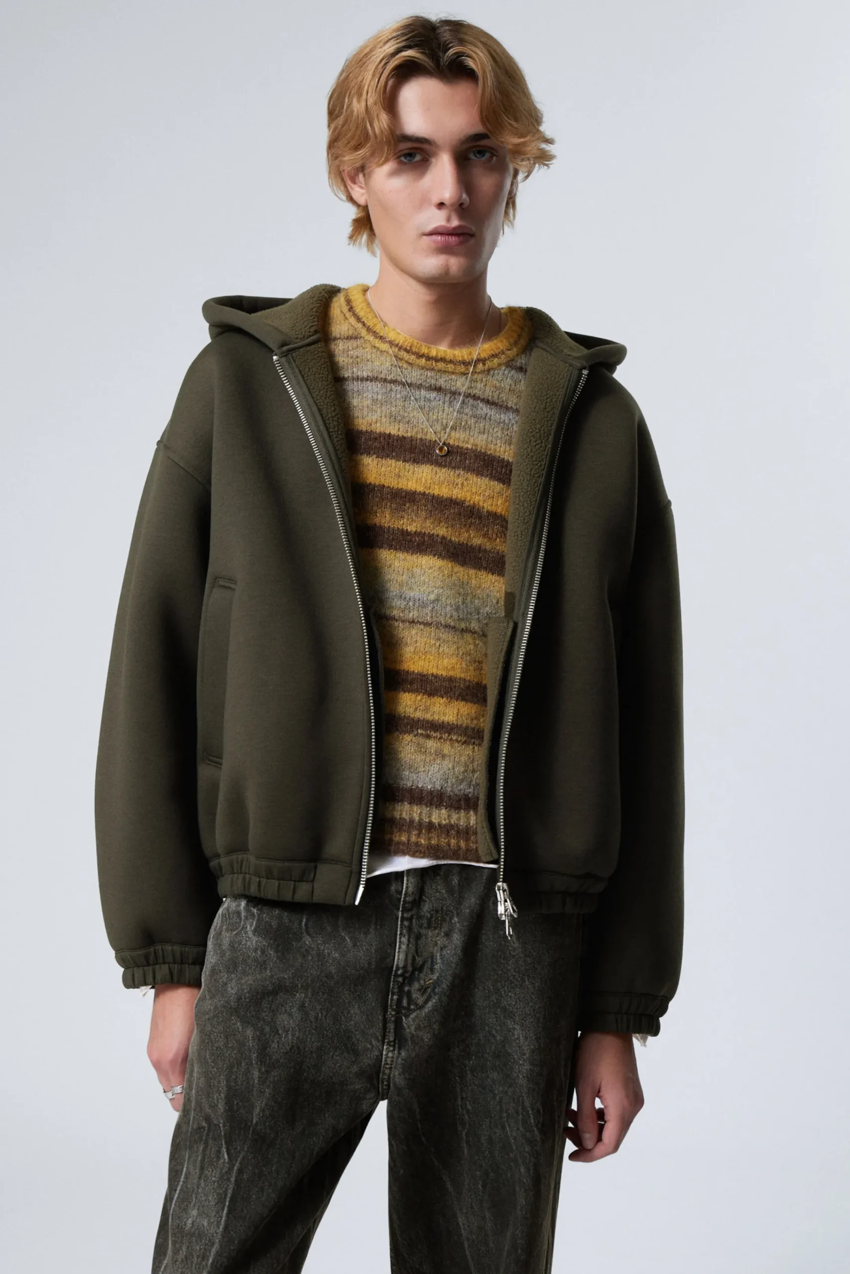 Weekday SIMON SCUBA ZIP JACKET> Hoodies