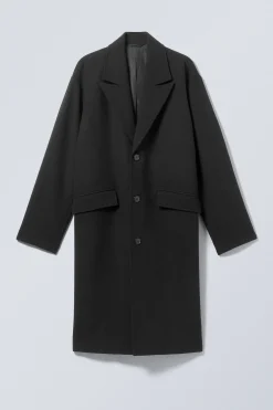 Weekday SINGLE BREASTED WOOL-BLEND COAT><noscript><img width=