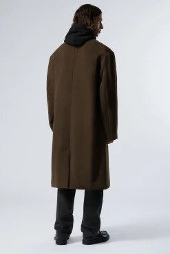 Weekday SINGLE BREASTED WOOL-BLEND COAT><noscript><img width=