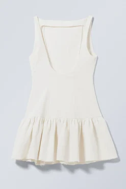 Weekday SLEEVELESS TWILL MINI DRESS><noscript><img width=