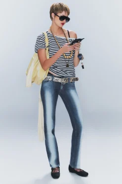 Weekday SLEEZIE LOW WAIST SKINNY STRAIGHT JEANS>Women Jeans