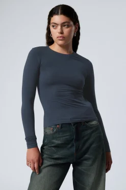 Weekday SLIM FITTED LONG SLEEVE>Women Basics