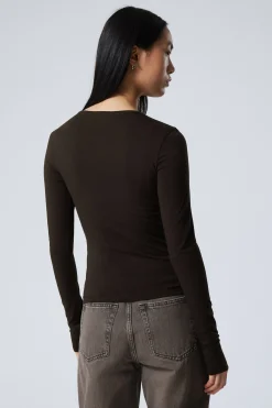 Weekday SLIM FITTED LONG SLEEVE><noscript><img width=
