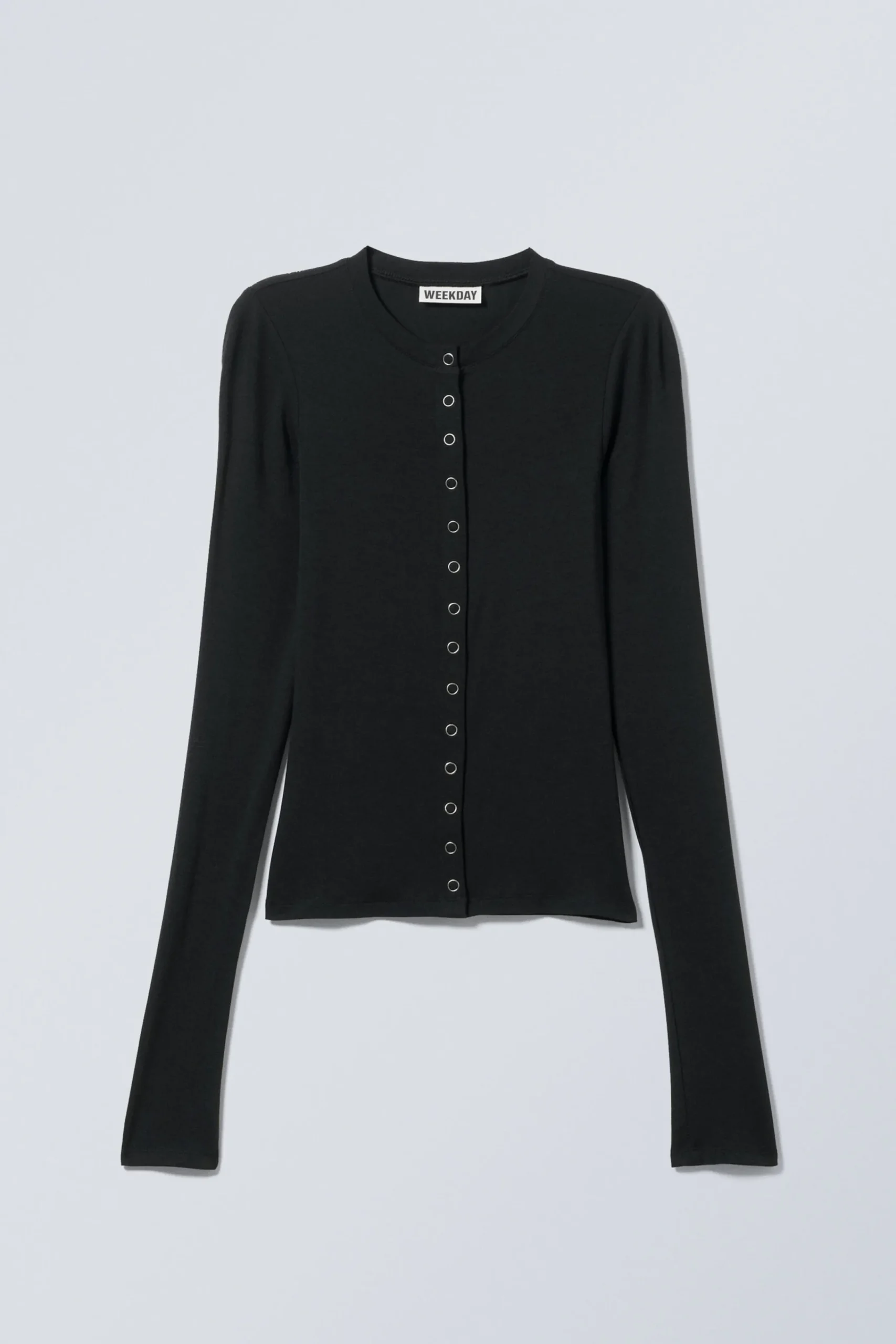 Weekday SLIM LONG-SLEEVED BUTTONED CARDIGAN>Women Tops