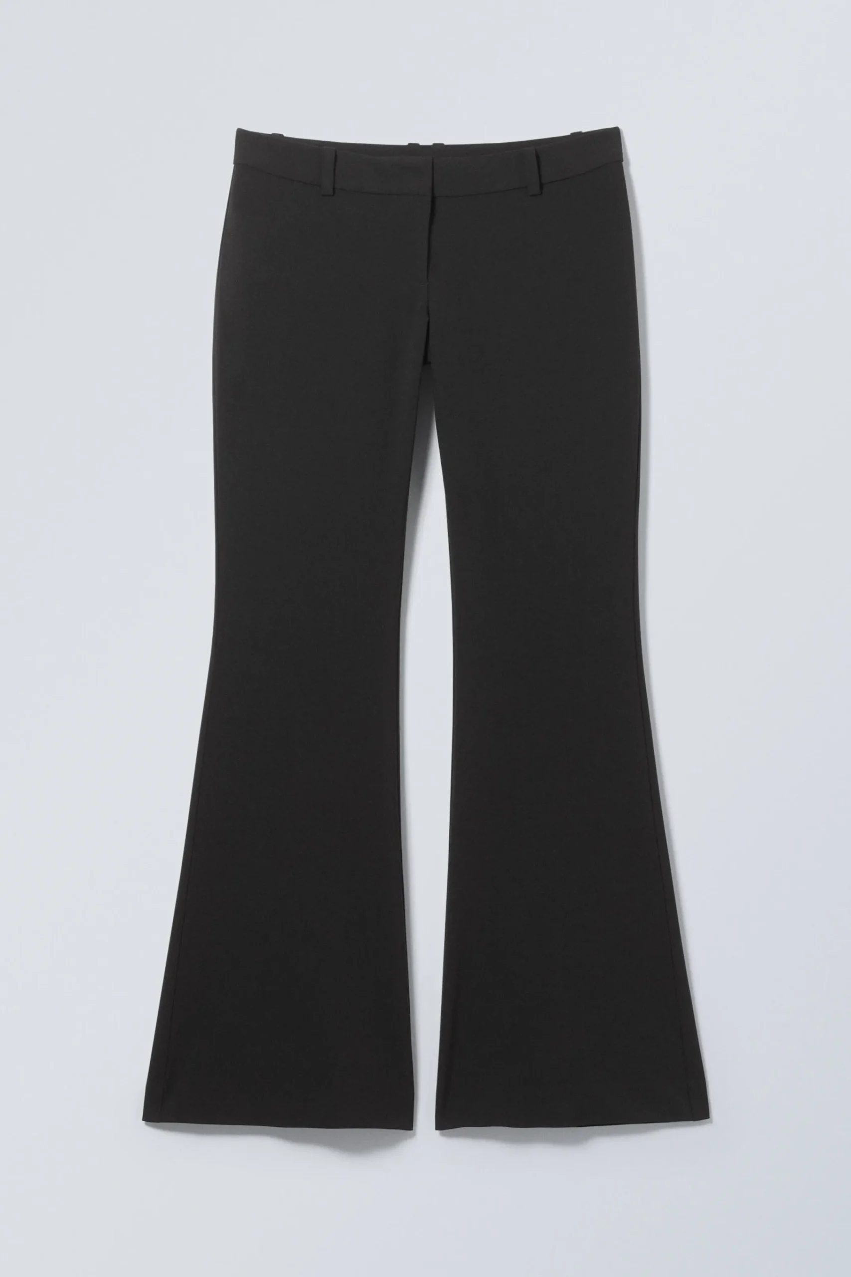 Weekday SLIM LOW WAIST FLARED SUIT TROUSERS>Women Trousers