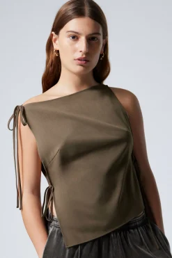 Weekday SLIM SLEEVELESS STRAP TOP>Women Blouses & Shirts|Tops