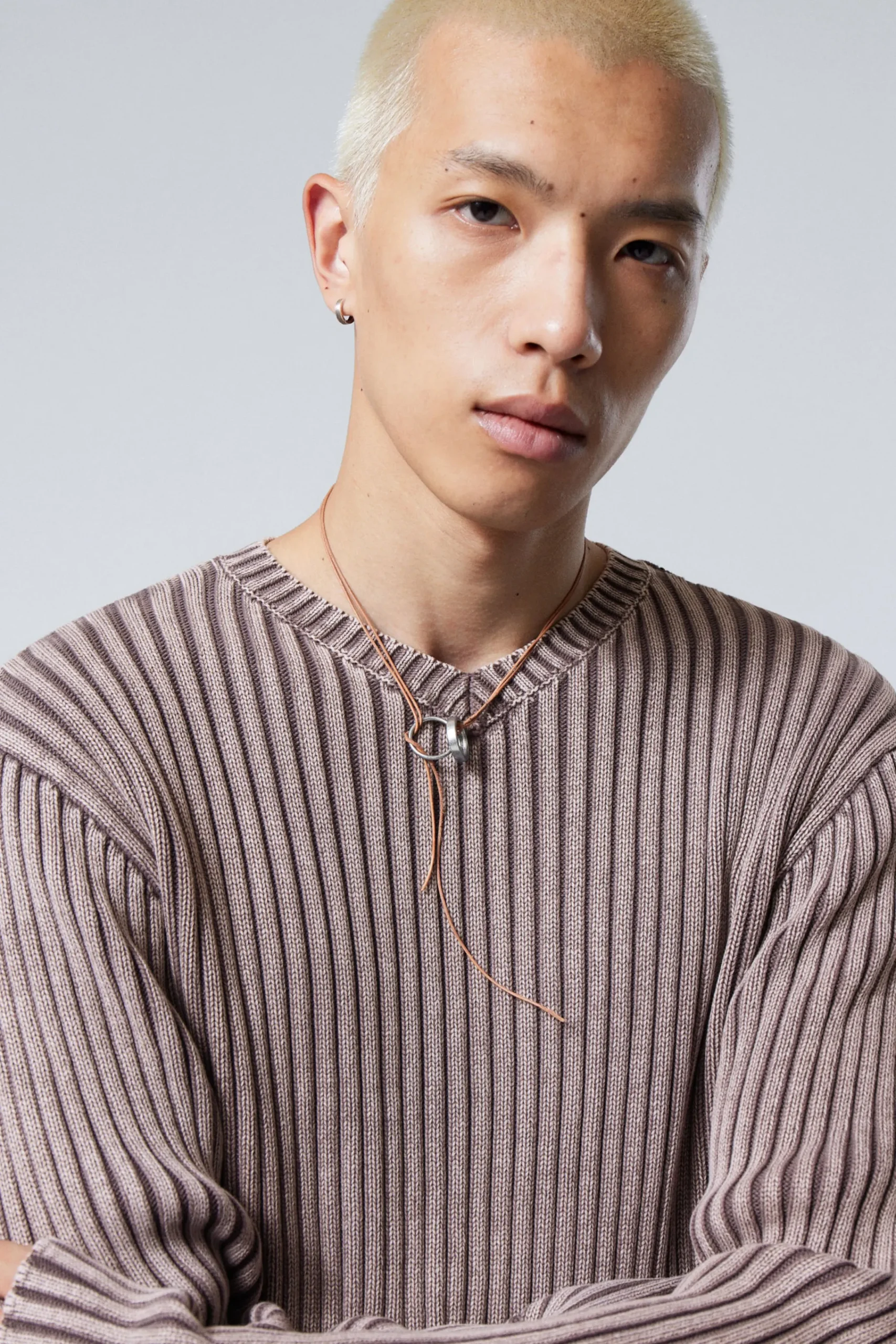 Weekday SLIM V-NECK KNITTED SWEATER> Knitwear