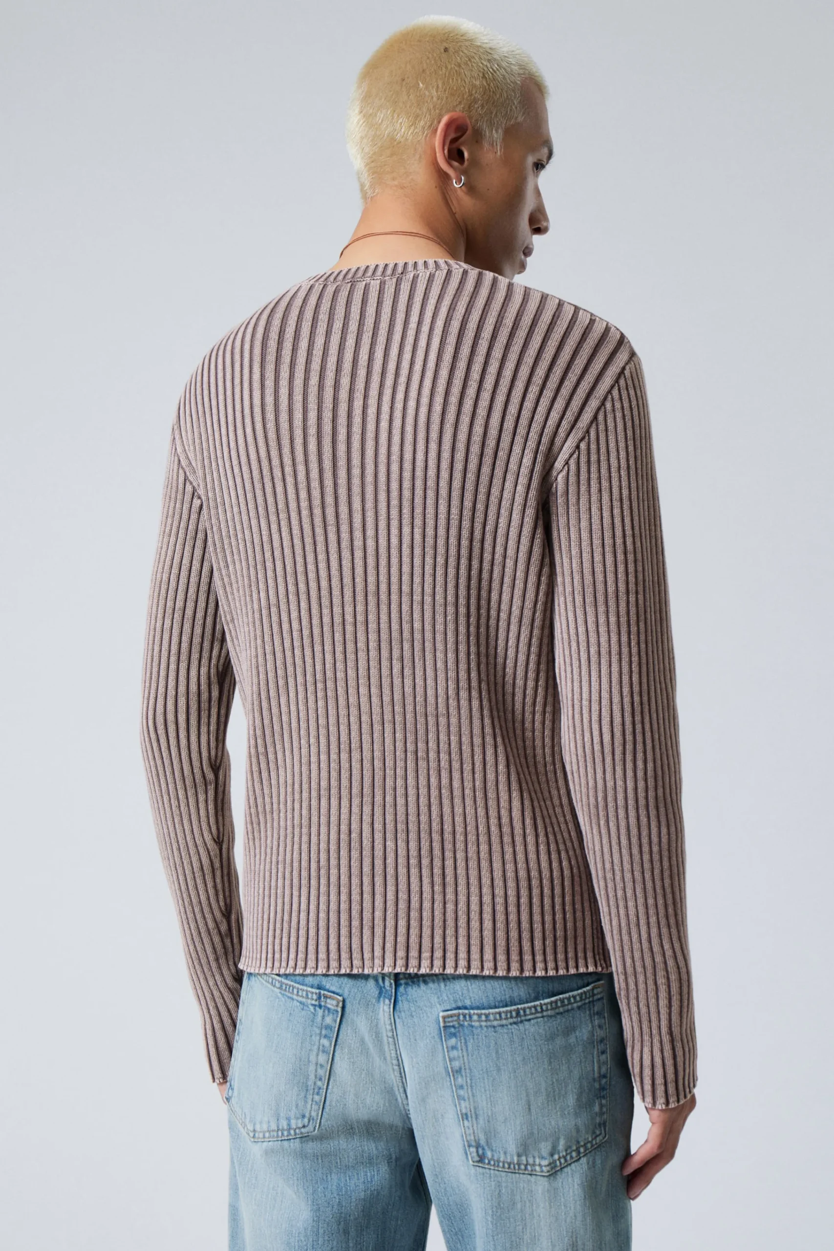 Weekday SLIM V-NECK KNITTED SWEATER> Knitwear