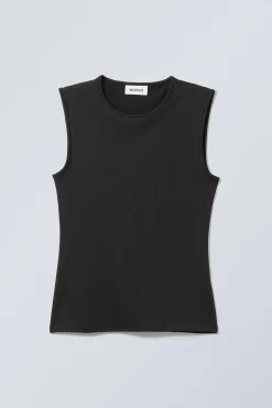 Weekday SMOOTH FITTED TANK TOP><noscript><img width=