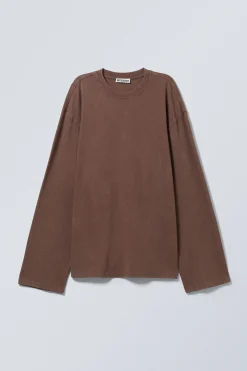 Weekday SOFT OVERSIZED LONG SLEEVE TOP><noscript><img width=