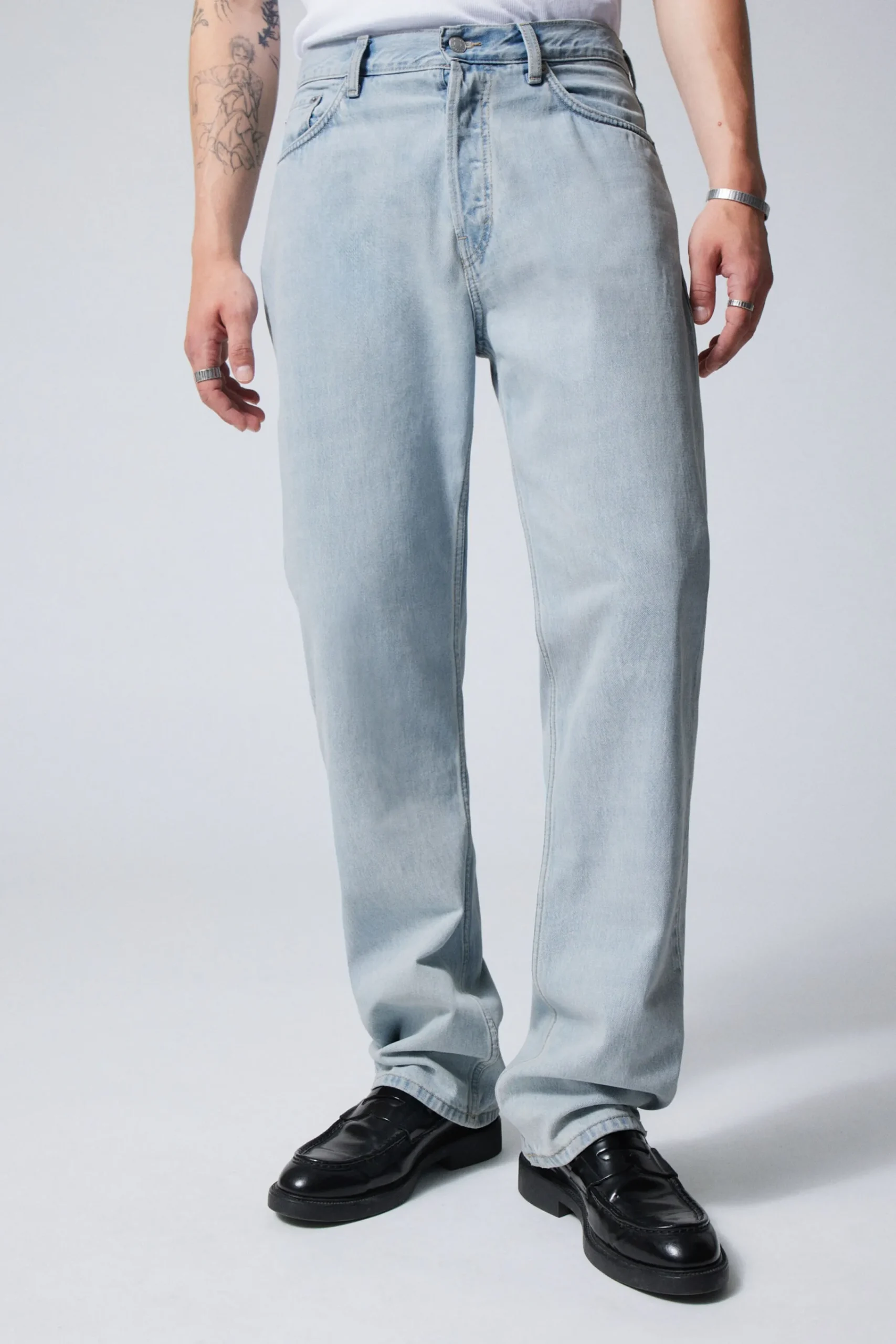 Weekday SPACE RELAXED STRAIGHT LEG JEANS> Jeans
