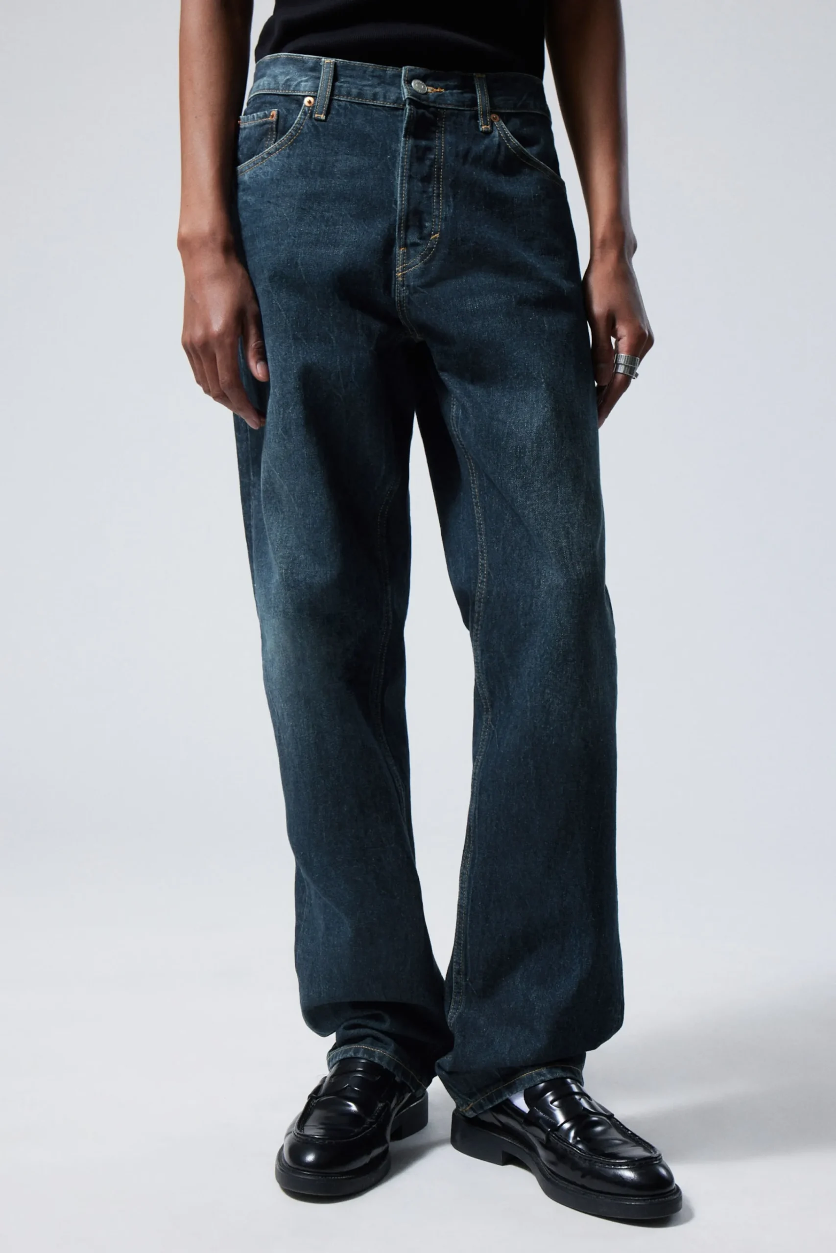 Weekday SPACE RELAXED STRAIGHT LEG JEANS> Jeans