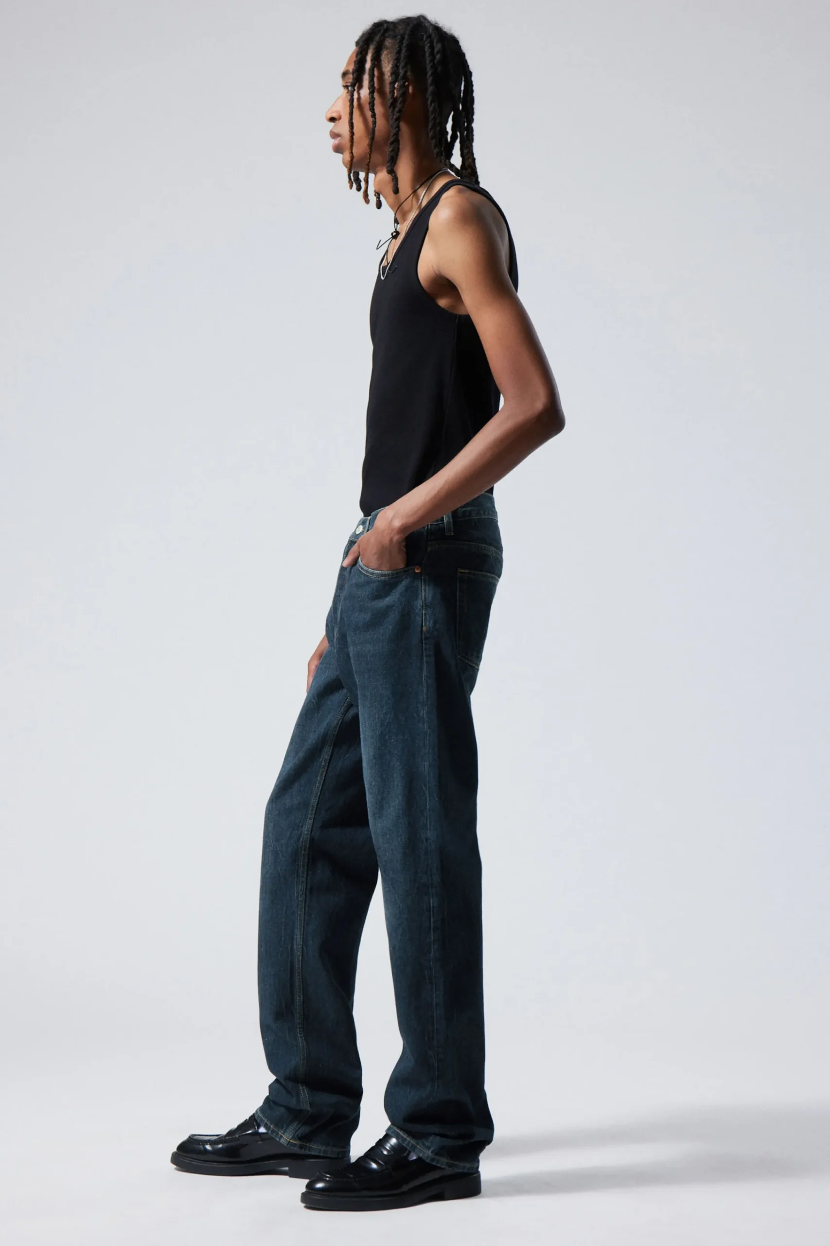 Weekday SPACE RELAXED STRAIGHT LEG JEANS> Jeans