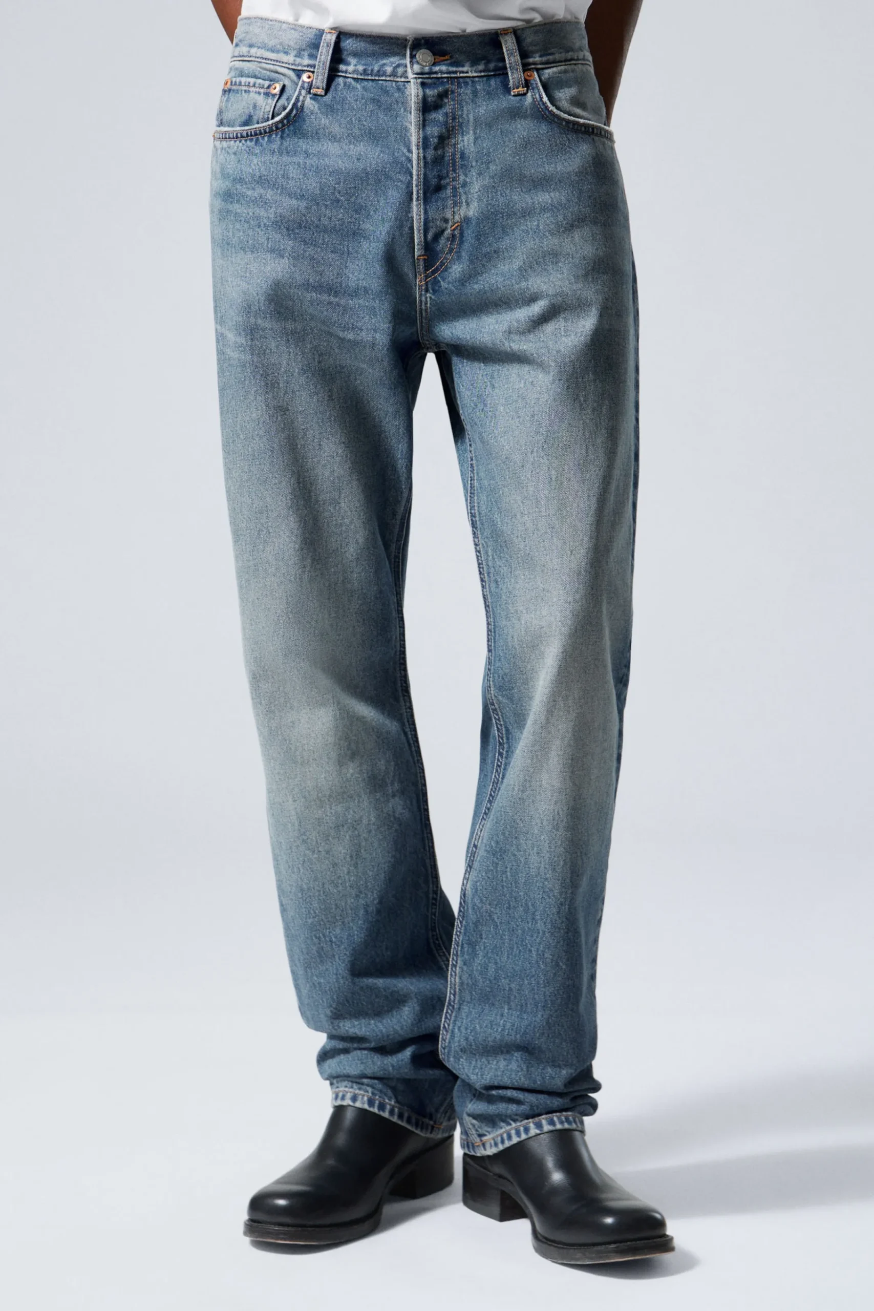 Weekday SPACE RELAXED STRAIGHT LEG JEANS> Jeans