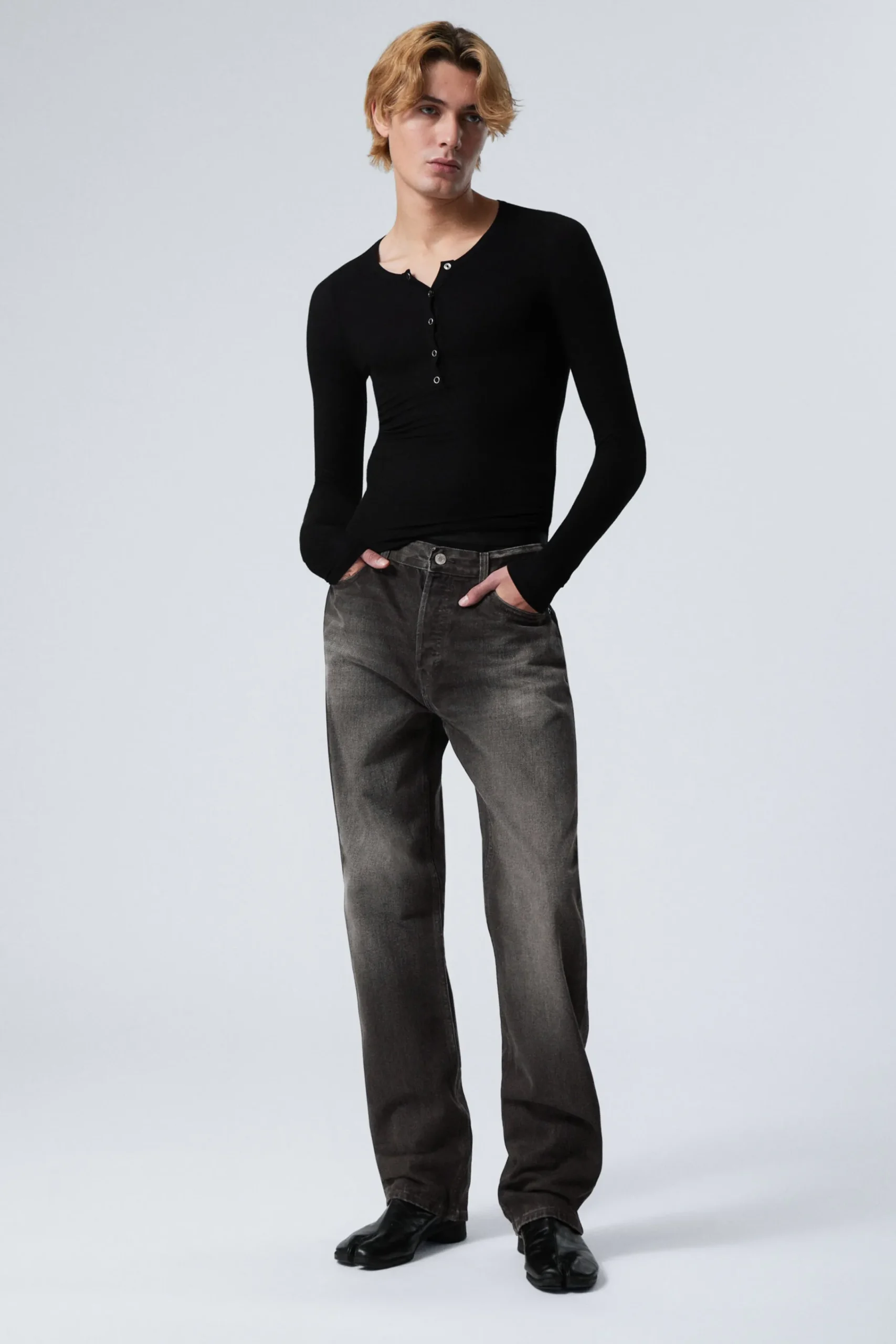 Weekday SPACE RELAXED STRAIGHT LEG JEANS> Jeans