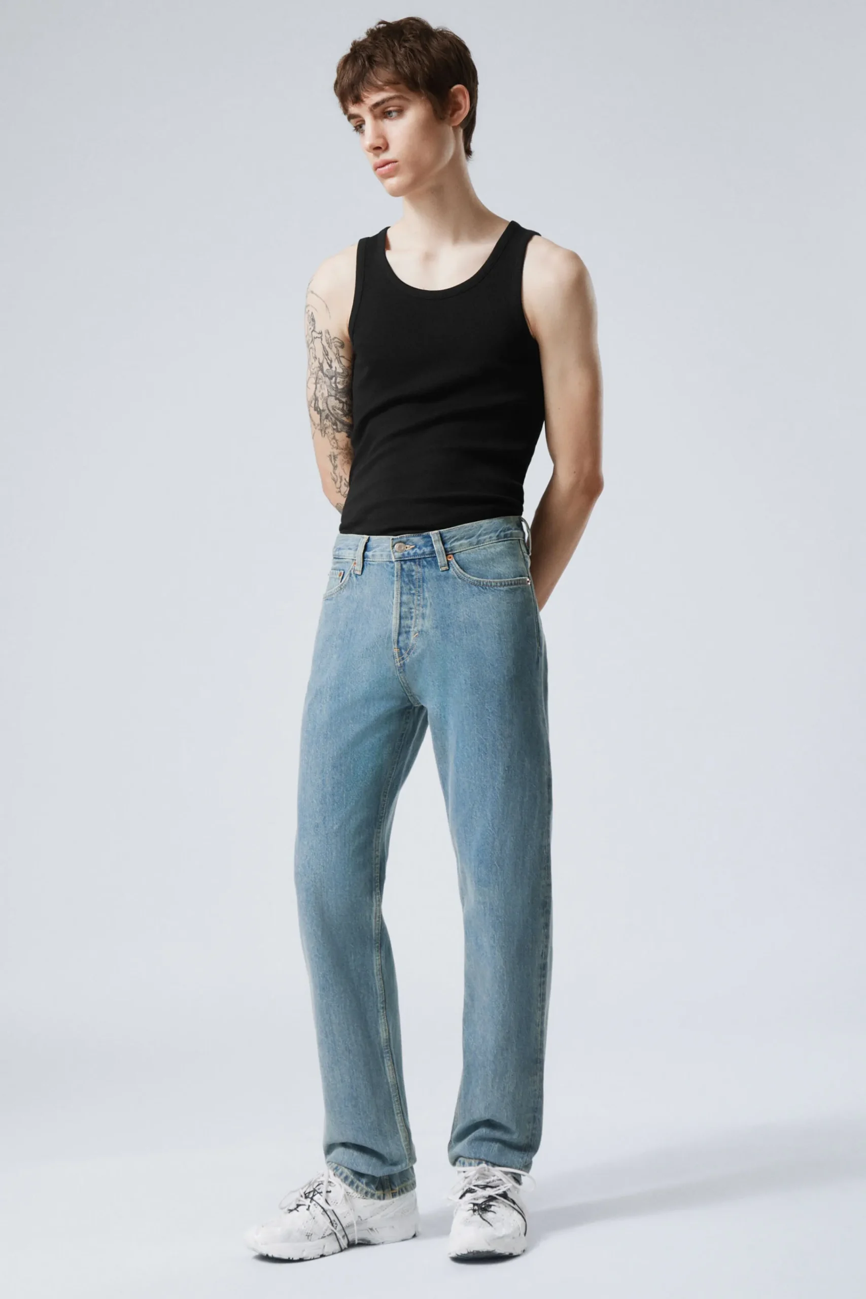 Weekday SPACE RELAXED STRAIGHT LEG JEANS> Jeans