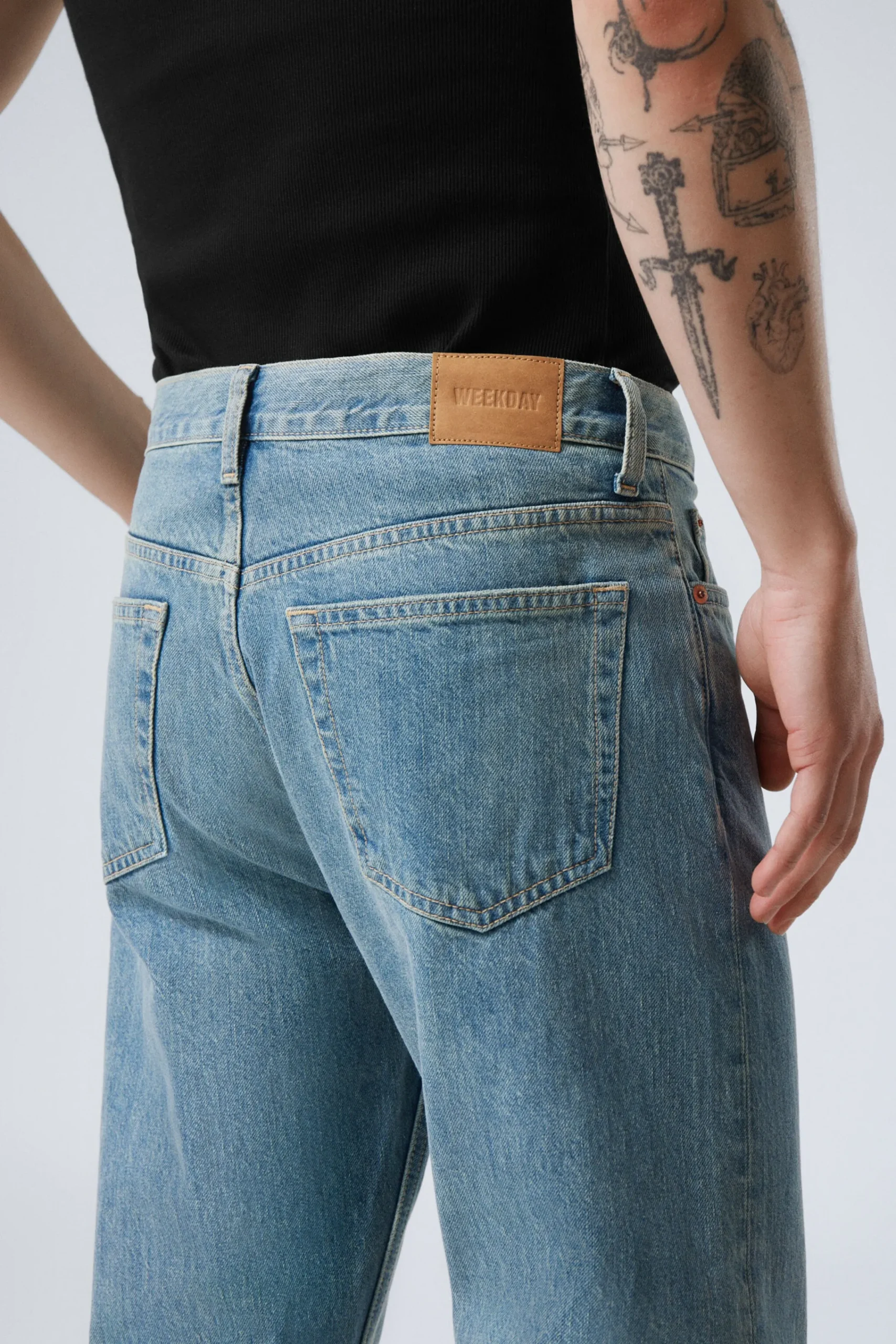 Weekday SPACE RELAXED STRAIGHT LEG JEANS> Jeans
