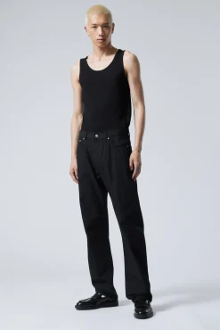 Weekday SPACE RELAXED STRAIGHT TROUSERS> Trousers