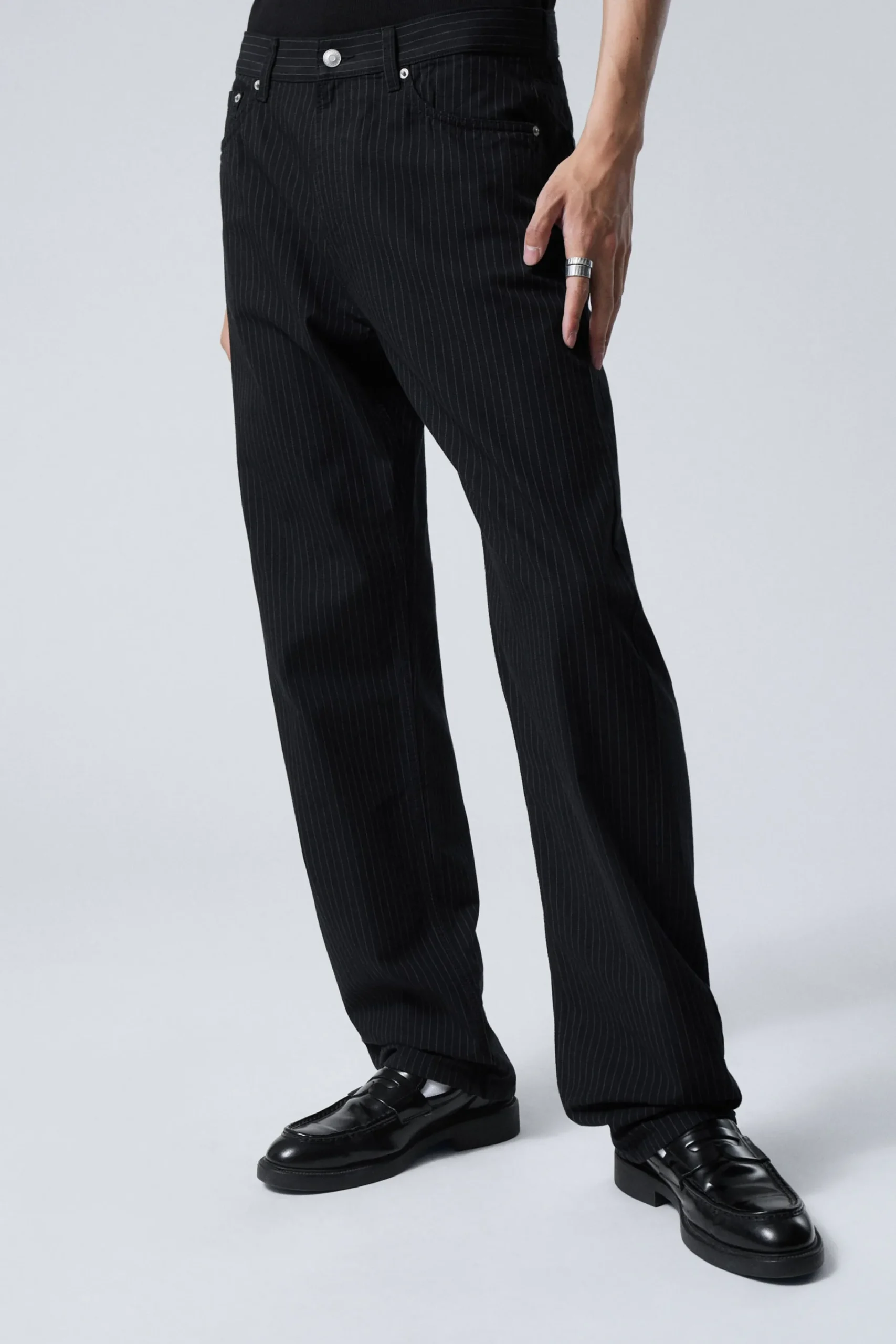 Weekday SPACE RELAXED STRAIGHT TROUSERS> Trousers