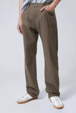 Weekday SPACE RELAXED STRAIGHT TROUSERS> Trousers