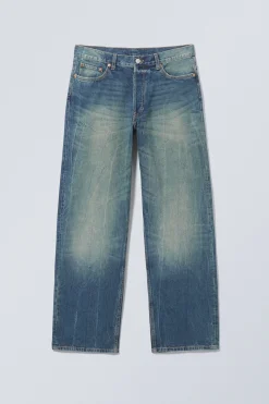 Weekday SPHERE LOW RISE LOOSE STRAIGHT LEG JEANS><noscript><img width=