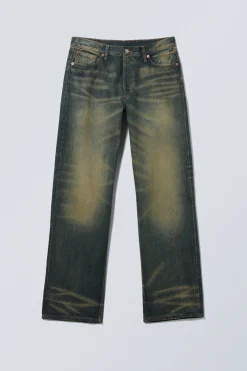 Weekday SPHERE LOW RISE LOOSE STRAIGHT LEG JEANS><noscript><img width=