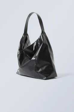 Weekday SQUARE FAUX LEATHER SHOULDER BAG><noscript><img width=