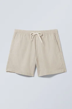 Weekday STRIPED LINEN BLEND SHORTS> Shorts