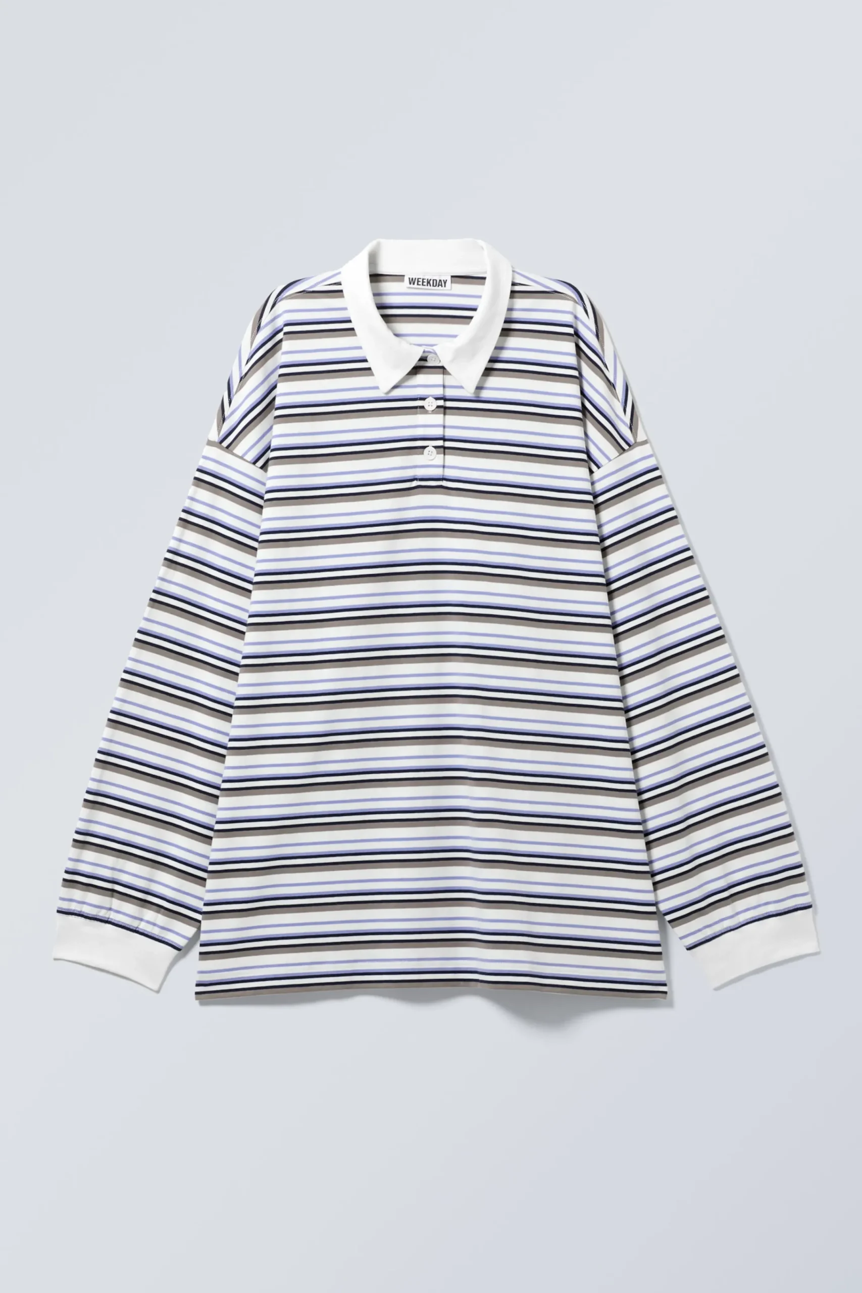 Weekday STRIPED OVERSIZED POLO SHIRT>Women Tops