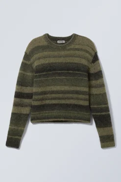 Weekday STRIPED REGULAR FIT SWEATER><noscript><img width=