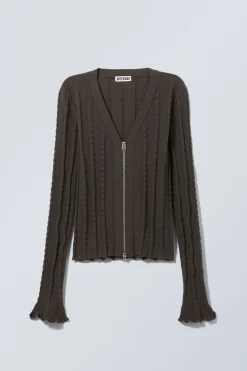 Weekday STRUCTURED ZIP-CARDIGAN><noscript><img width=