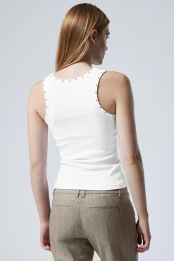 Weekday STUD DETAILED TANK TOP><noscript><img width=