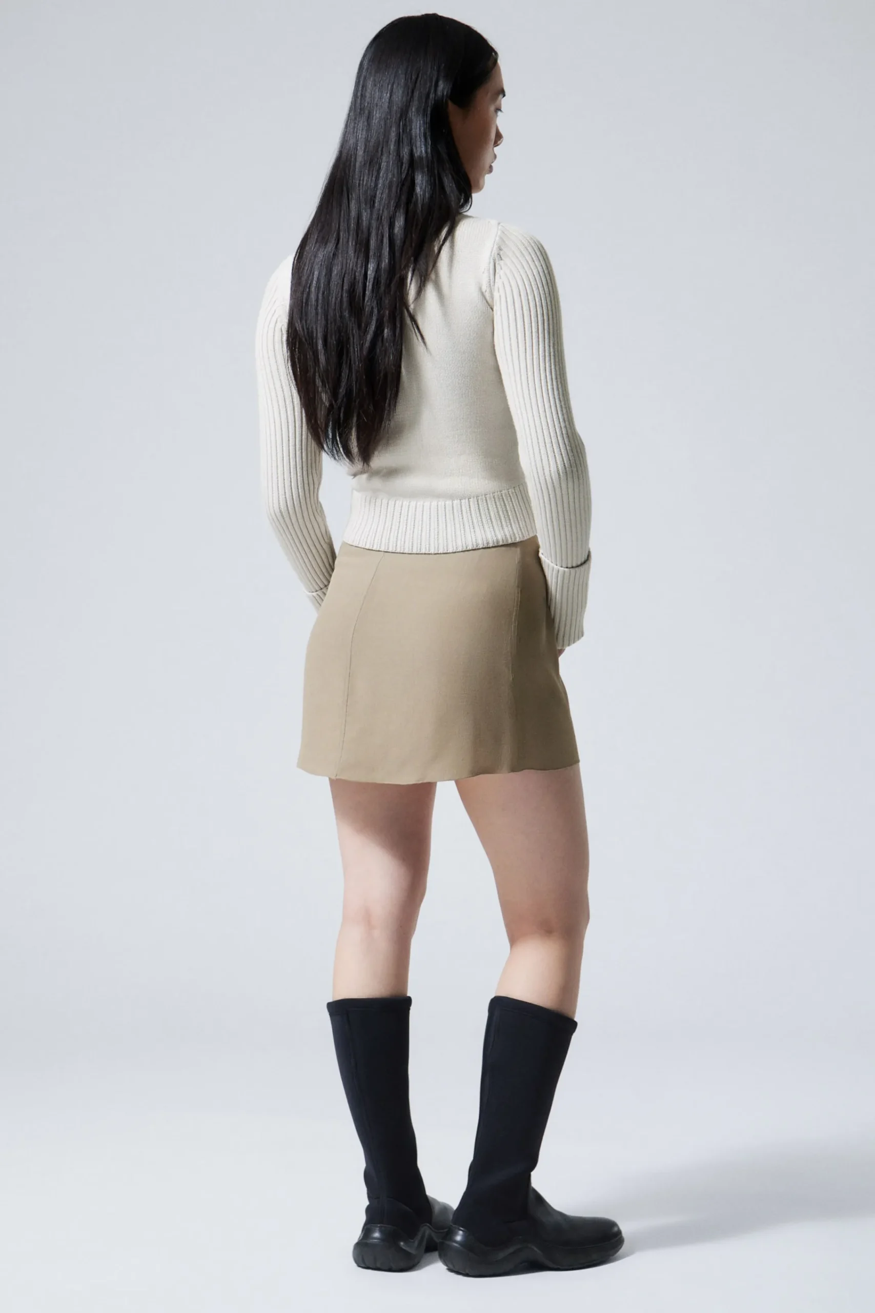 Weekday TAILORED VISCOSE MINI WRAP SKIRT>Women Skirts