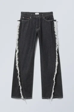 Weekday TWIST RELAXED FRAYED JEANS><noscript><img width=