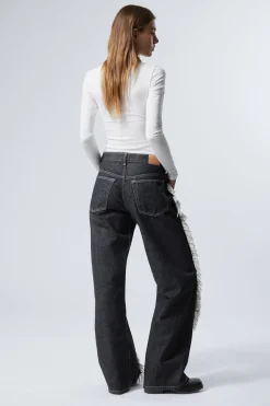 Weekday TWIST RELAXED FRAYED JEANS><noscript><img width=