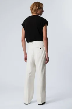 Weekday UNO LOOSE LINEN SUIT TROUSER><noscript><img width=