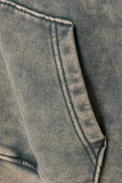 Weekday WASHED LOOSE FIT ZIP HOODIE><noscript><img width=