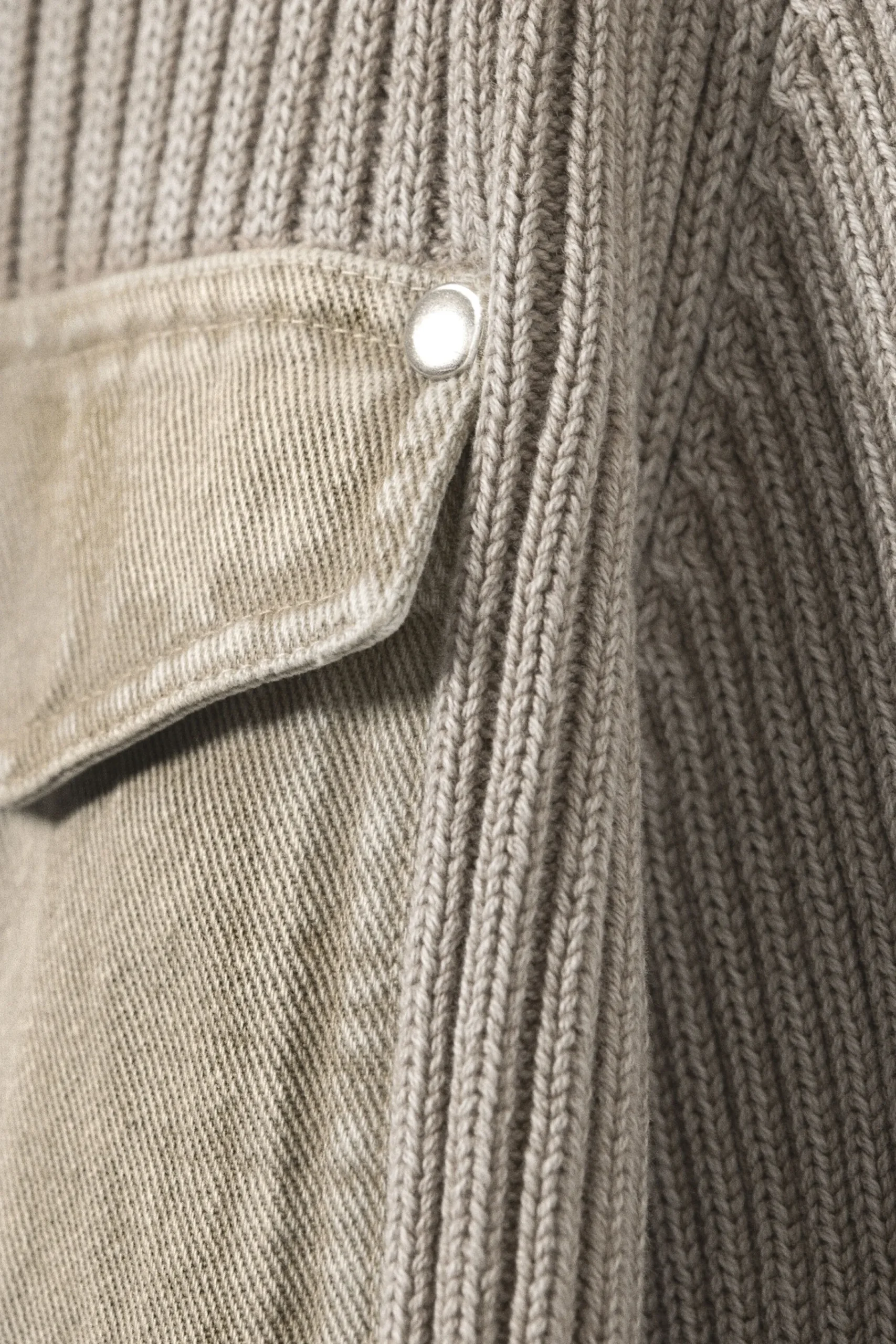 Weekday WASHED RIB-KNIT ZIP CARDIGAN>Women Knitwear