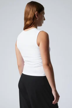 Weekday WIDE SHOULDER FITTED TANK TOP><noscript><img width=